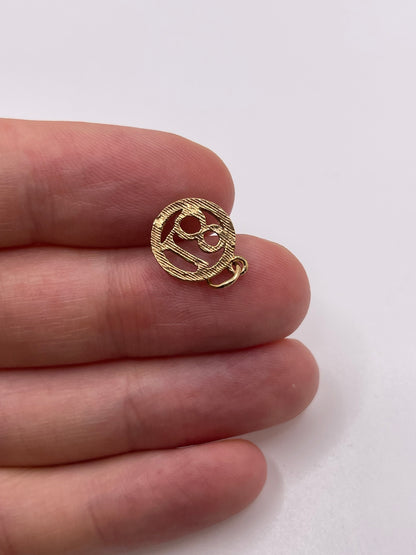 9ct gold 18 charm
