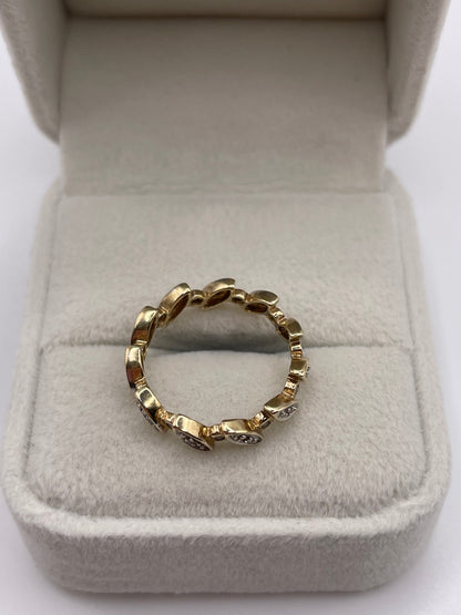 9ct gold diamond eternity ring
