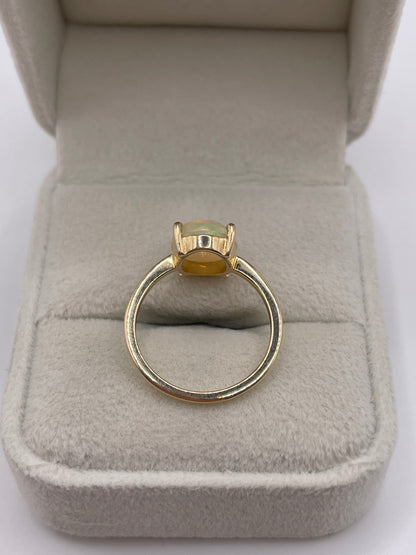 9ct gold opal ring