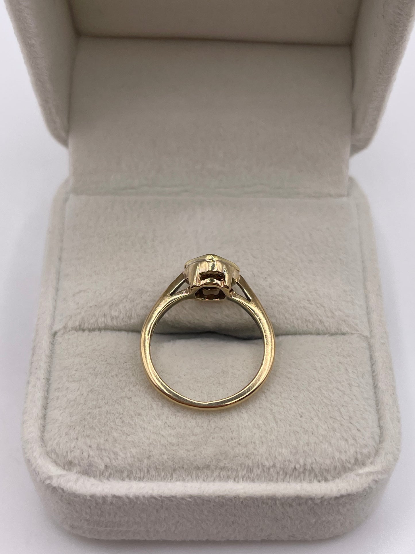 9ct gold diamond cluster ring