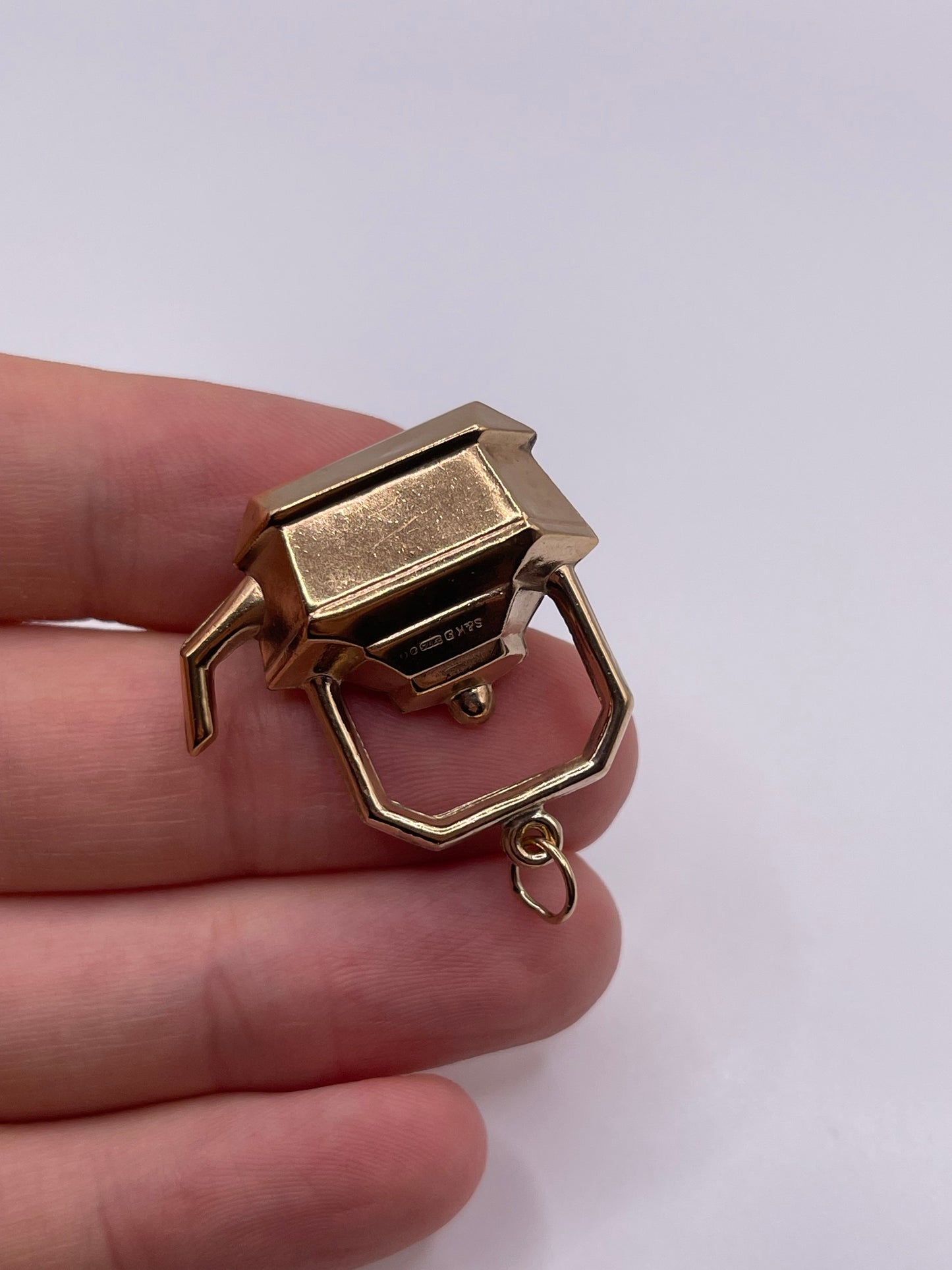 9ct gold teapot charm