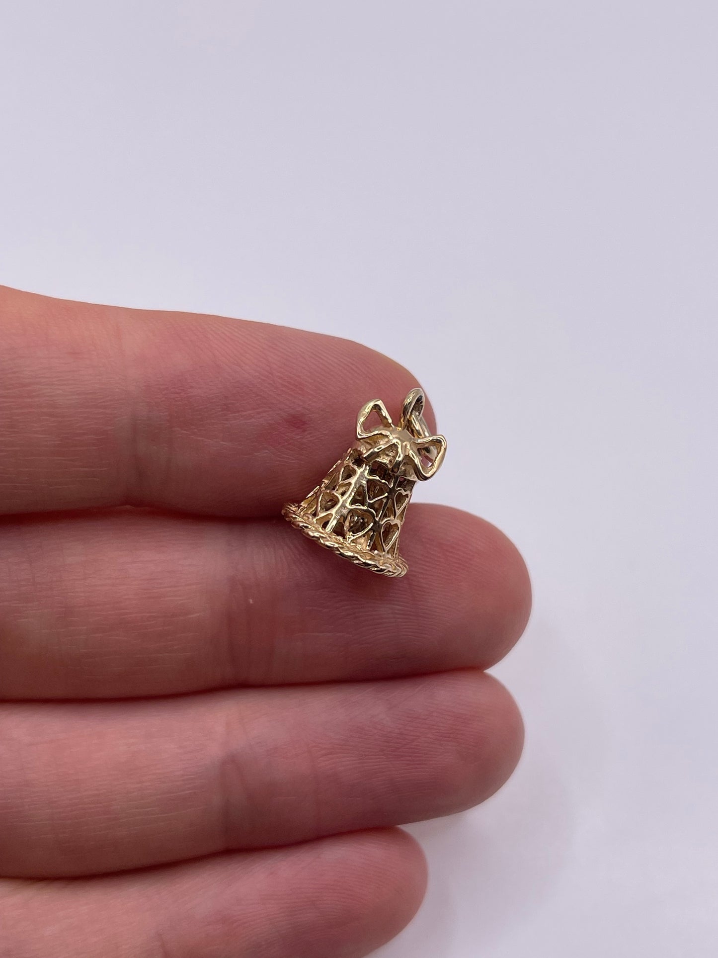 9ct gold bell charm