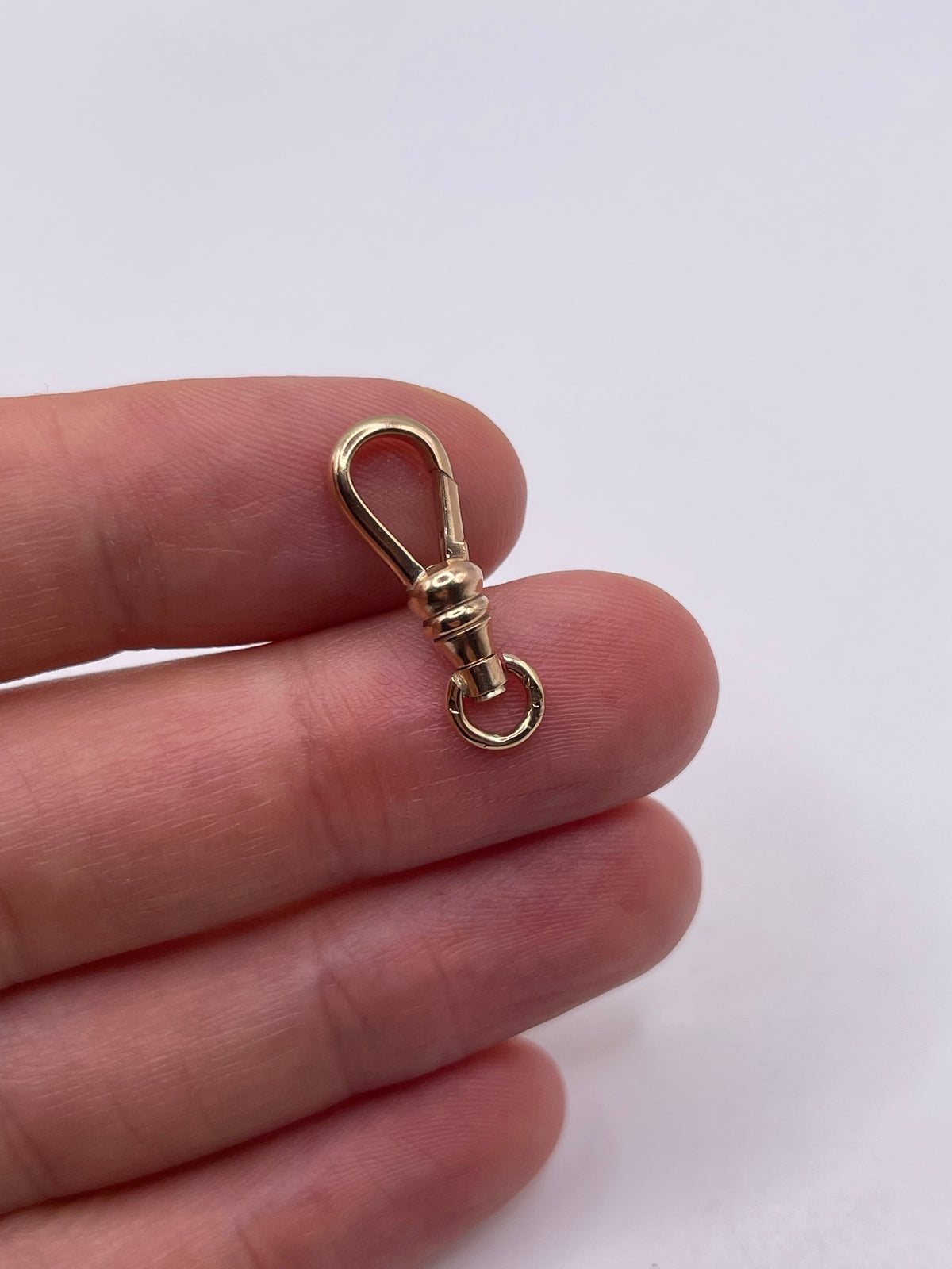 9ct gold swivel dog clip G