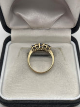 Load image into Gallery viewer, 9ct gold tanzanite and zircon ring
