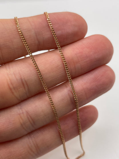 9ct rose gold chain 172