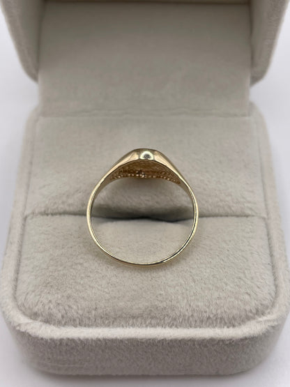 9ct gold signet ring