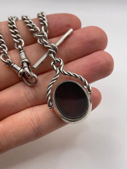 Antique silver Albert chain