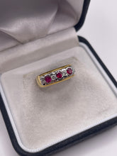 Load image into Gallery viewer, 18ct gold ruby and diamond ring
