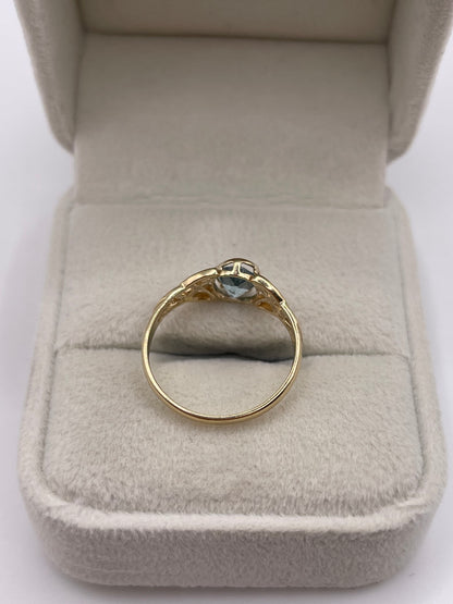 9ct gold topaz ring