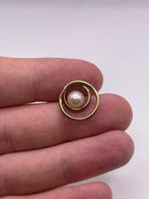 Load image into Gallery viewer, 9ct gold pearl and diamond pendant
