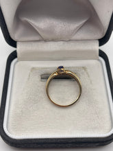 Load image into Gallery viewer, 9ct gold tanzanite and diamond ring
