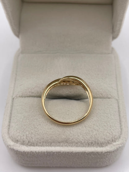 9ct gold diamond ring