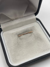 Load image into Gallery viewer, 9ct rose gold stacking ring. Size 3.25-G
