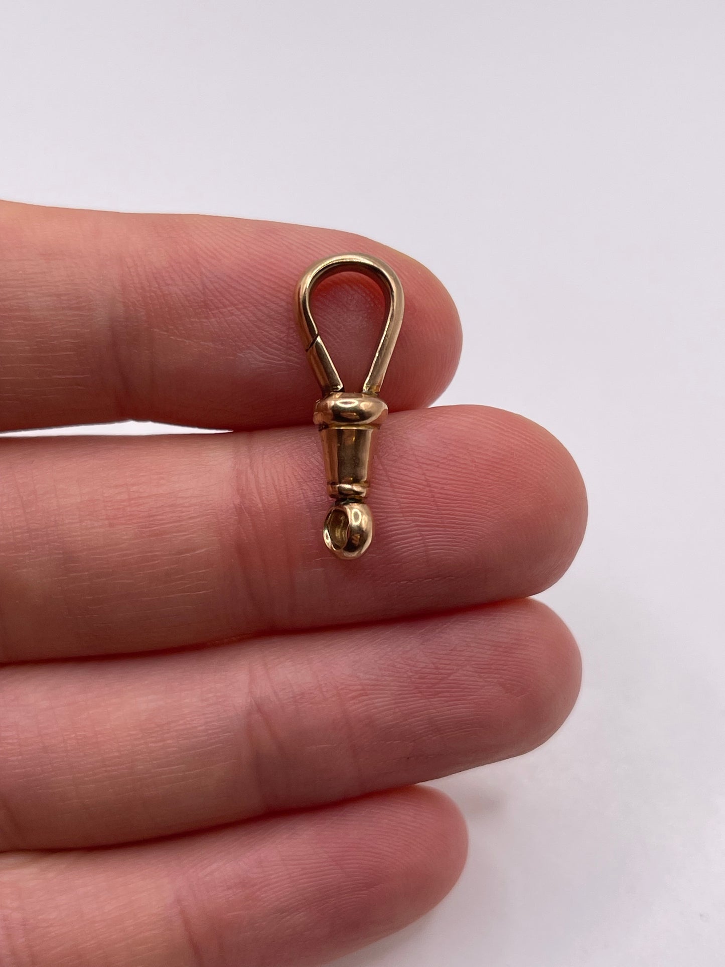 9ct rose gold dog clip 6