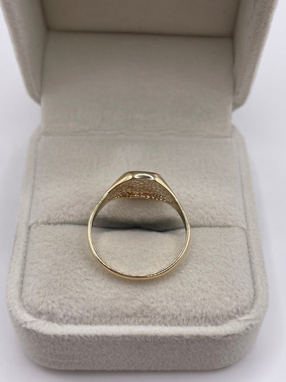 9ct gold signet ring