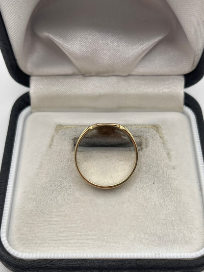 9ct gold signet ring