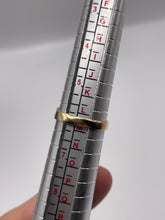 Load image into Gallery viewer, 9ct gold diamond £ ring
