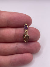 Load image into Gallery viewer, 9ct gold amethyst pendant
