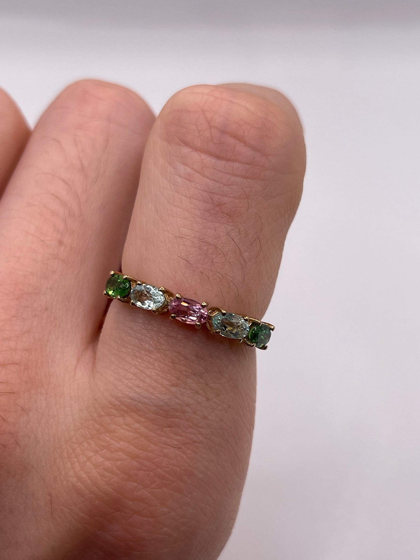 9ct gold tourmaline ring