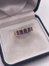 Load image into Gallery viewer, 18ct gold amethyst and diamond ring
