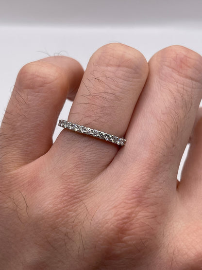 18ct white gold diamond ring