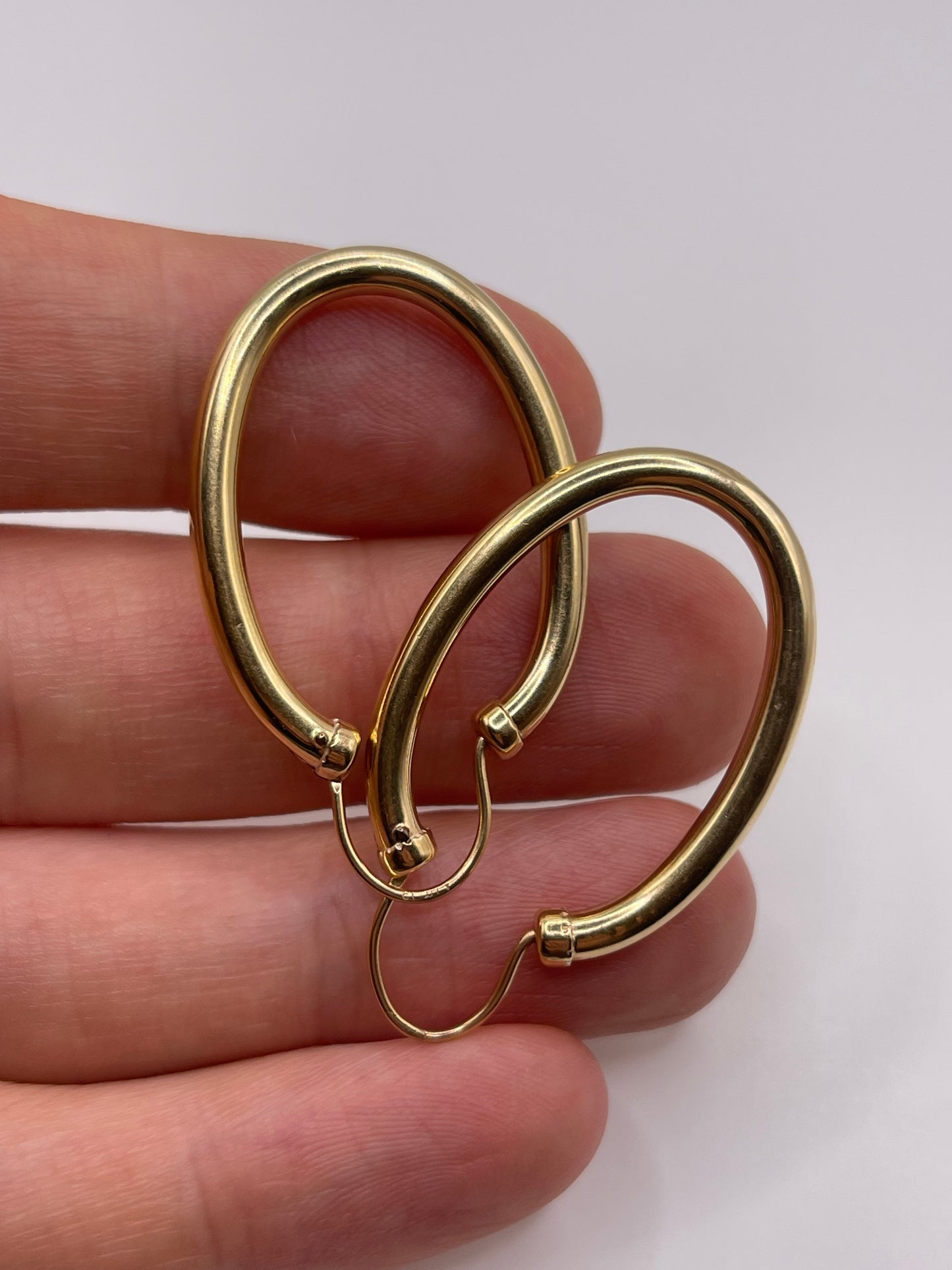 14ct gold Creole earrings