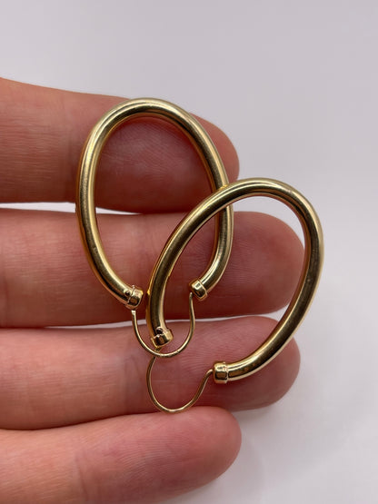 14ct gold Creole earrings