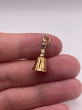 Load image into Gallery viewer, 9ct gold bell charm
