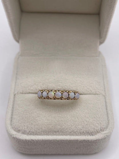 9ct gold opal ring