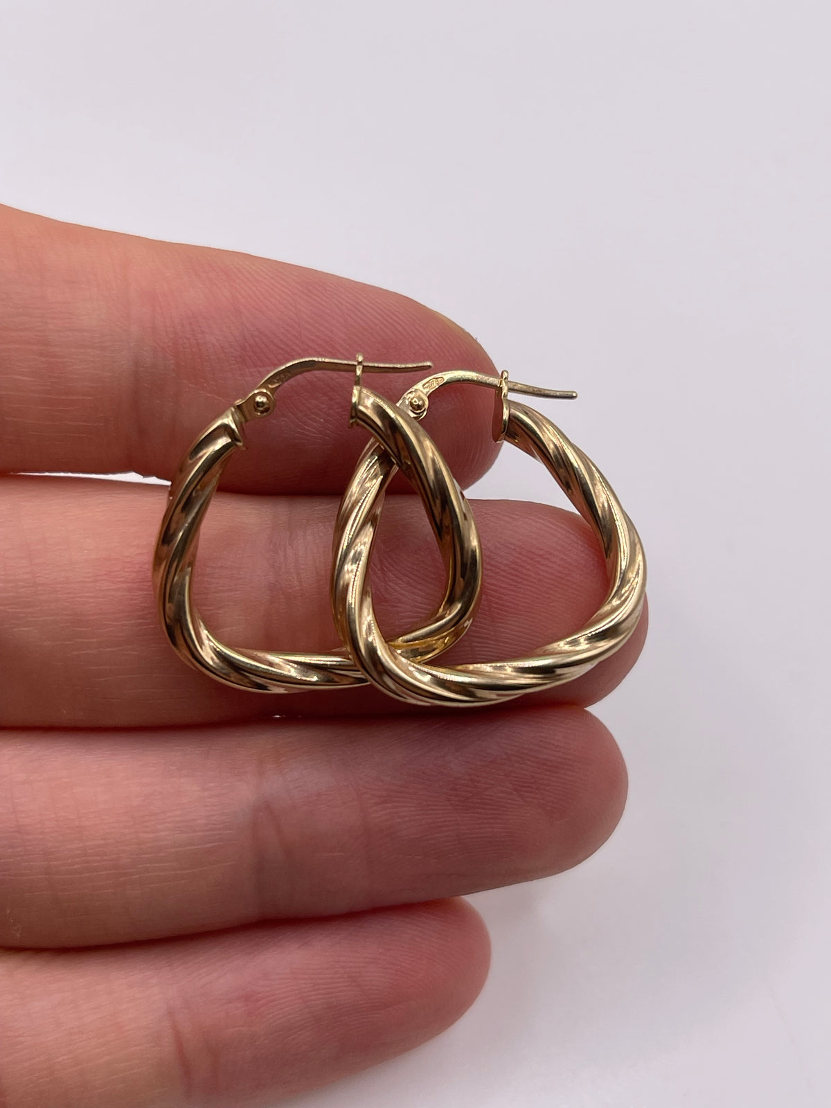 9ct gold Creole earrings