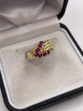 Load image into Gallery viewer, 14ct gold ruby and diamond ring
