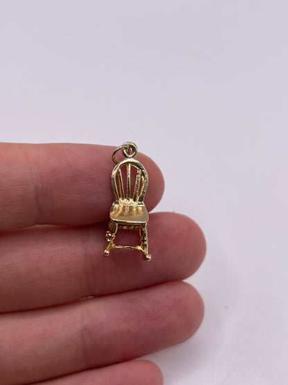 9ct gold rocking chair charm