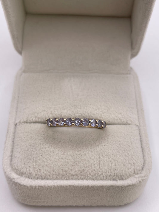 9ct gold tanzanite ring