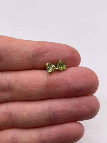 9ct gold quartz earrings
