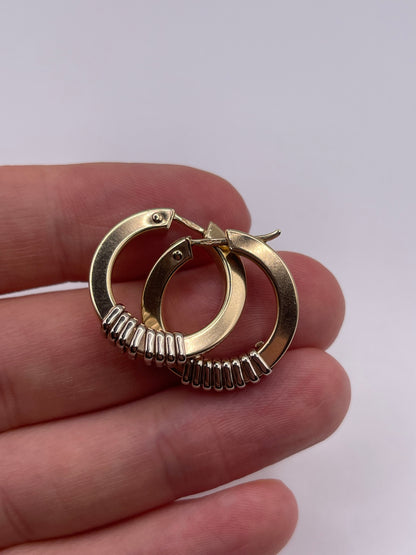 9ct gold Creole earrings
