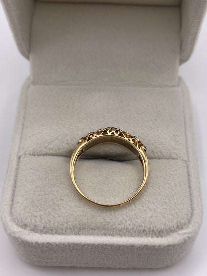 9ct gokd dearest ring