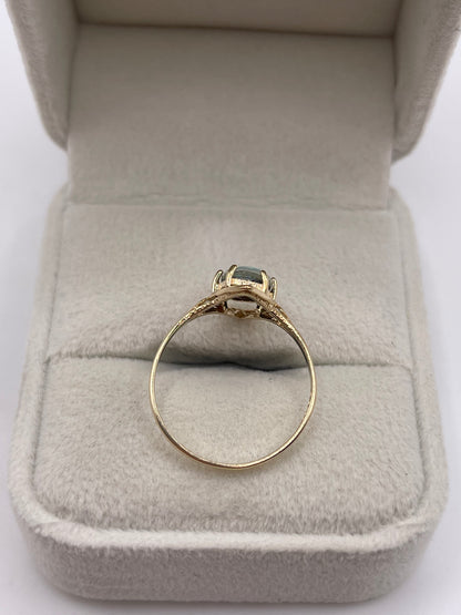 9ct gold opal triplet ring