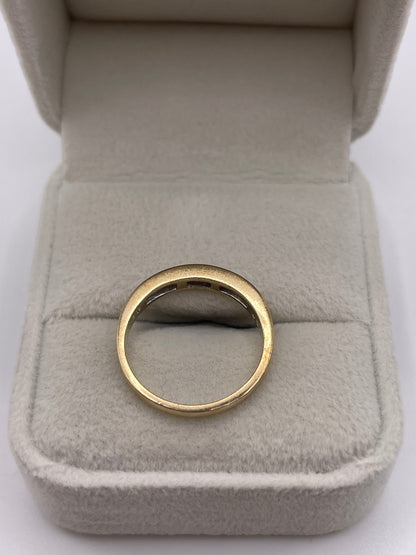 9ct gokd diamond ring