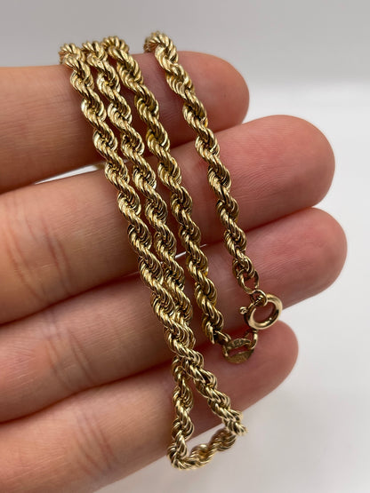 9ct gold chain 448