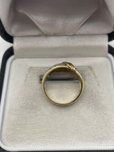 Load image into Gallery viewer, 9ct gold diamond cluster ring
