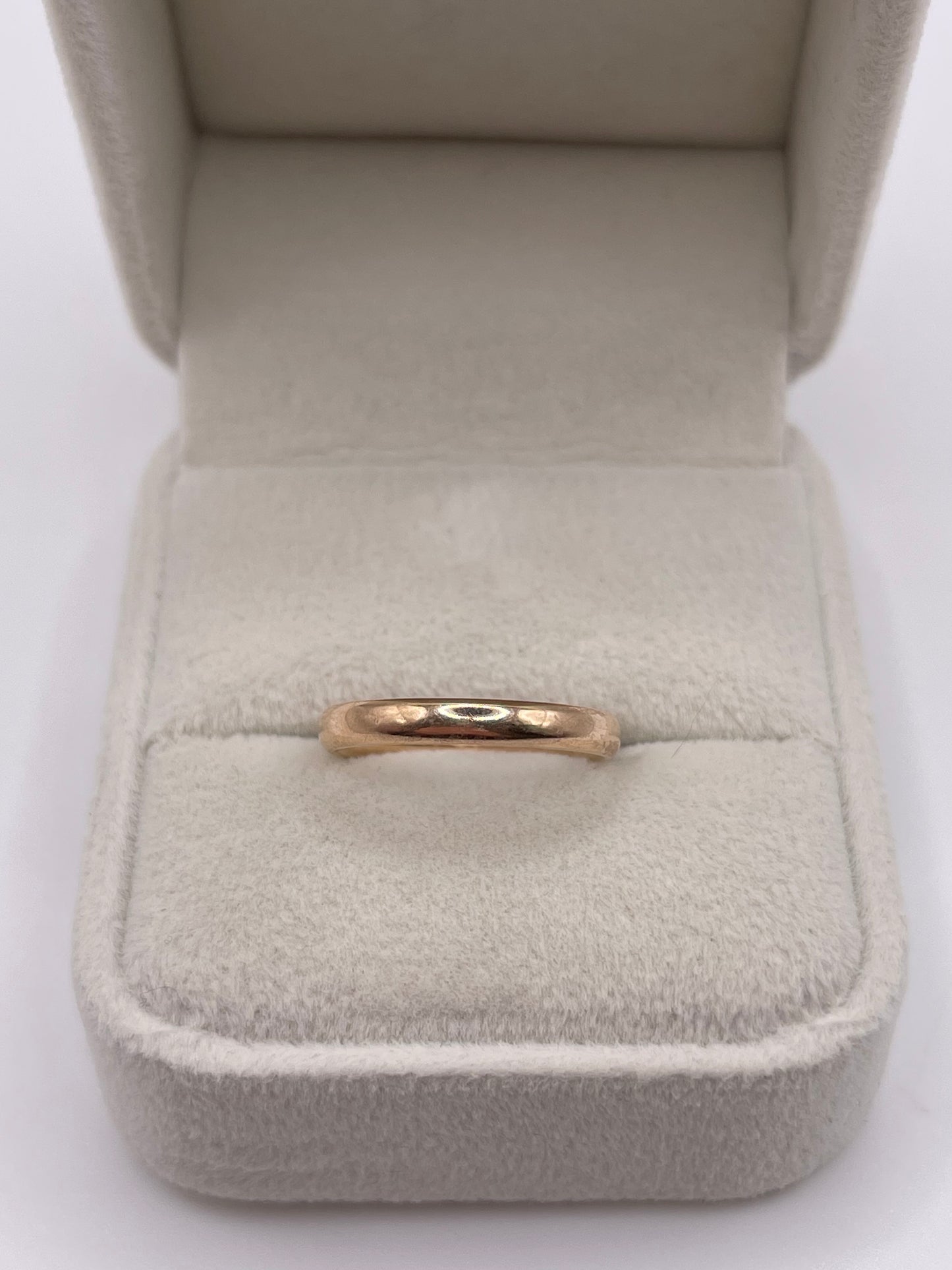 9ct rose gold band
