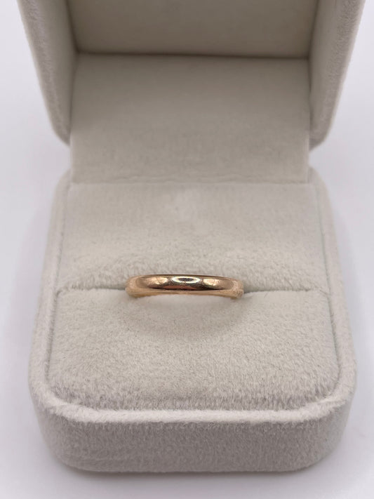 9ct rose gold band