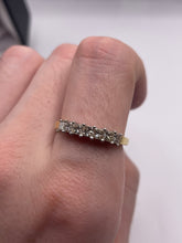 Load image into Gallery viewer, 18ct gold 1ct princess cut diamond ring
