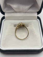 Load image into Gallery viewer, 9ct gold rainbow moonstone ring
