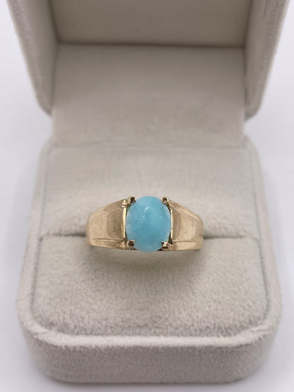 9ct gold gemstone ring
