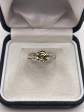 Load image into Gallery viewer, 14ct gold quartz and diamond ring
