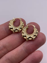 Load image into Gallery viewer, 9ct gold creole earrings
