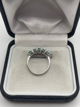 Load image into Gallery viewer, 9ct gold green apatite ring
