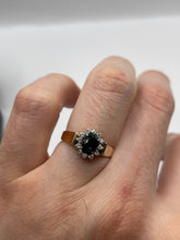 Load image into Gallery viewer, 9ct gold sapphire and diamond ring
