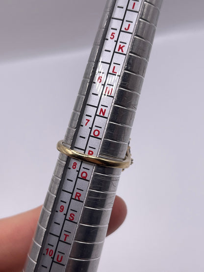 9ct gold tanzanite and diamond ring